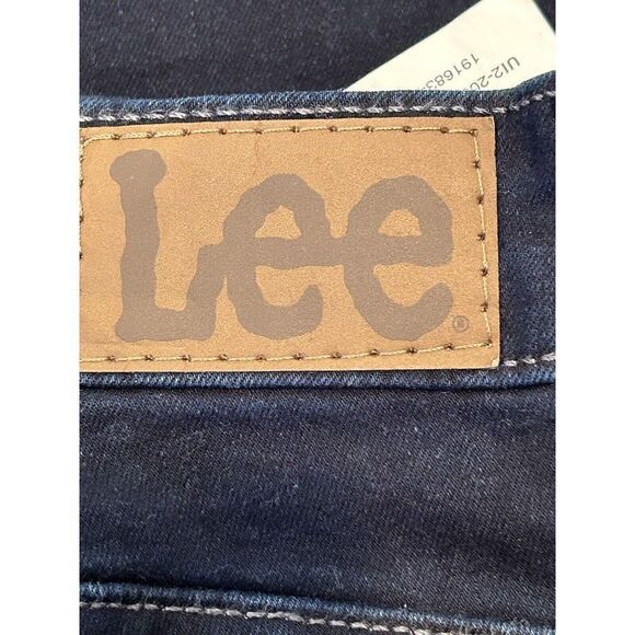 Lee Riders Shape Illusions Blue Jeans Slim Fit Boot Cut Midrise Size 16 - Picture 7 of 7